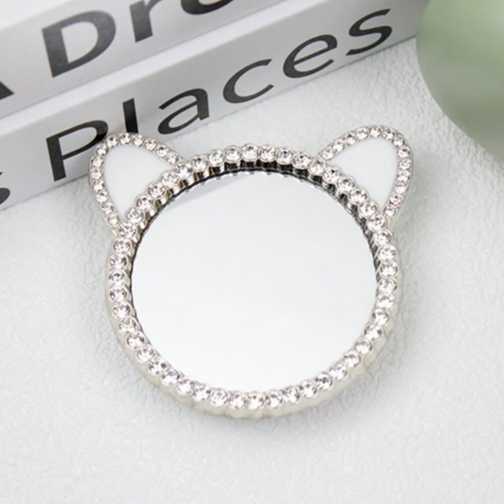 NEW Cat Mirror Studded "PopSocket" Phone Grip